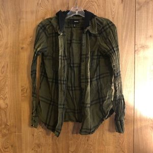 Hurley hooded flannel